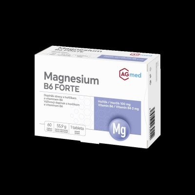AGmed Magnesium B6 Forte 60 tablet – Hledejceny.cz