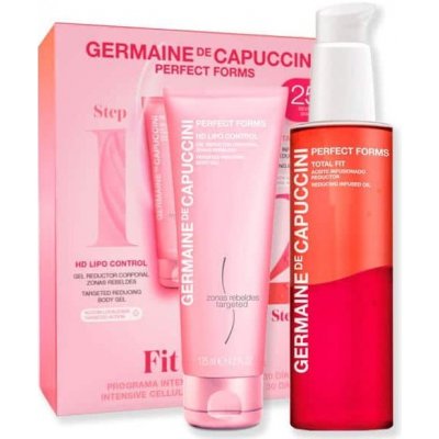 Germaine de Capuccini Perfect Forms Fit Action tělový gel proti celulitidě 125 ml + redukční infuzní olej 200 ml dárková sada – Zbozi.Blesk.cz