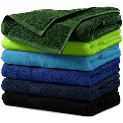Label Terry Bath Towel 905 Osuška lahvově zelená 70 x 140 cm