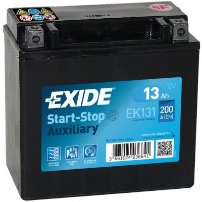 Exide Start-Stop 12V 13Ah 200A EK131 | Zboží Auto