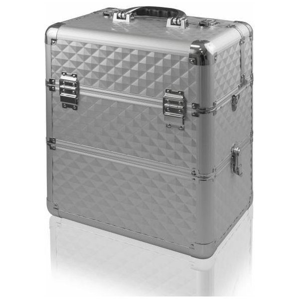 NANI dvoudílný kosmetický kufřík NN038 Silver 3D od 1 499 Kč - Heureka.cz