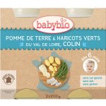 Babybio Brambory a zelené fazolky s treskou 2 x 200 g – Hledejceny.cz