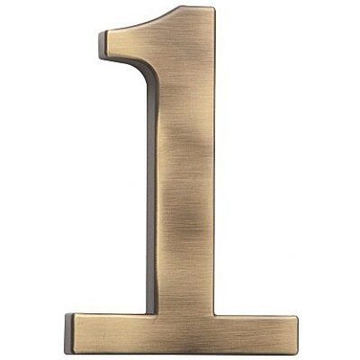 Domovní číslice COBRA - 5 cm (OFS - bronz česaný), 3, COBRA OFS (bronz česaný) – Hledejceny.cz