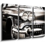 Obraz 3D třídílný - 105 x 70 cm - American Classic Caddilac Automobile Car. Americký klasický automobil Caddilac. – Zbozi.Blesk.cz