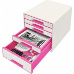 Leitz Wow box 5 zásuvek růžový – Hledejceny.cz