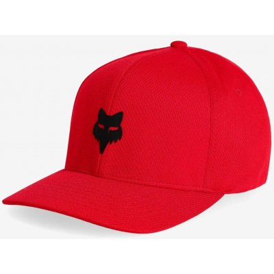 Fox Fox Head Tech Flexfit Hat Flame Red – Zboží Dáma
