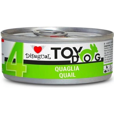 Disugual Toydog 4 Single Protein křepelka 85 g – Hledejceny.cz