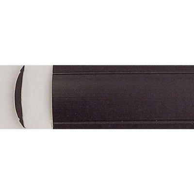 Krycí výplň hliníkové kedrové lišty Estorfer 12 mm barva černá | Zboží Auto