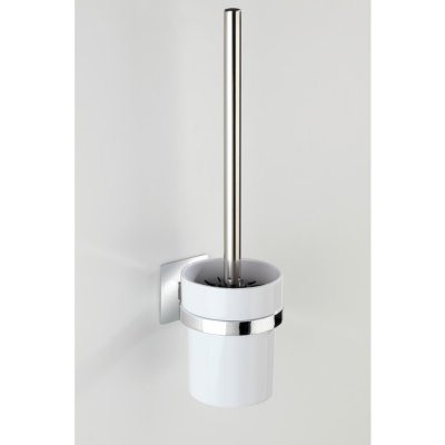 Wenko bez vrtání TurboLoc QUADRO WC štětka kovově lesklá – Zboží Mobilmania