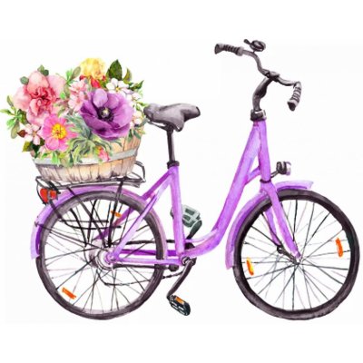 Fasana Ubrousek 33x33cm Kolo s divokými květinami – Hledejceny.cz