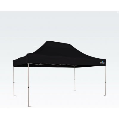 Brimo Párty stan 3 x 4,5 m černý S. Ocel eco – Hledejceny.cz