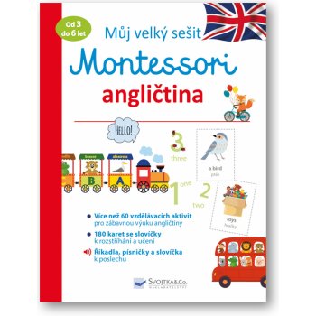 Barusseau, Lydie - Můj velký sešit Montessori - angličtina - 3 až 6 let