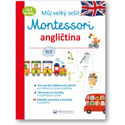 Barusseau, Lydie - Můj velký sešit Montessori - angličtina - 3 až 6 let – Zbozi.Blesk.cz
