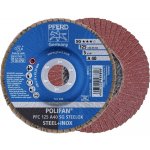 PFERD TOOLS 67704125 PFC 125 A 40 SG STEELOX vějířovitý brusný kotouč Průměr 125 mm Ø otvoru 22.23 mm nerezová ocel, ocel 10 ks – Zboží Dáma