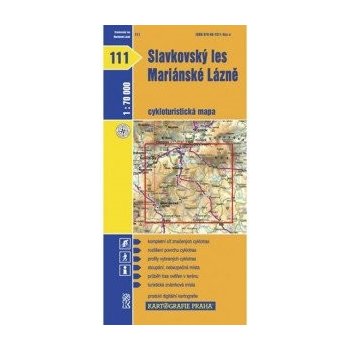 Slavkovský les Mariánské lázně mapa 1:70 000 č. 111