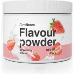 GymBeam Flavour powder jahodový krém 250 g – Hledejceny.cz