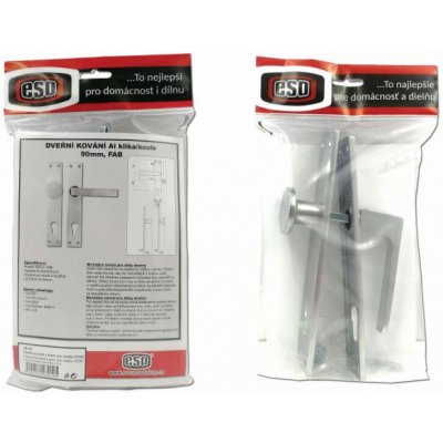 Komas AL 26104, klika-knoflík, hliník, PZ/90 – Sleviste.cz