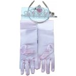 RAPPA Sada princezna rukavice s korunkou růžová – Zboží Dáma