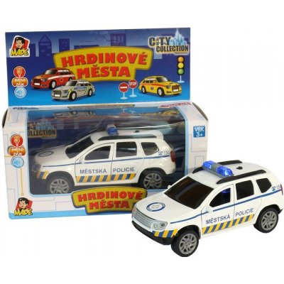 MaDe Auto SUV policie se světlem a zvukem – Zboží Mobilmania