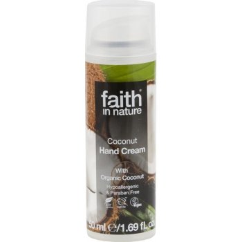 Faith in Nature přírodní kokosový krém na ruce 50 ml