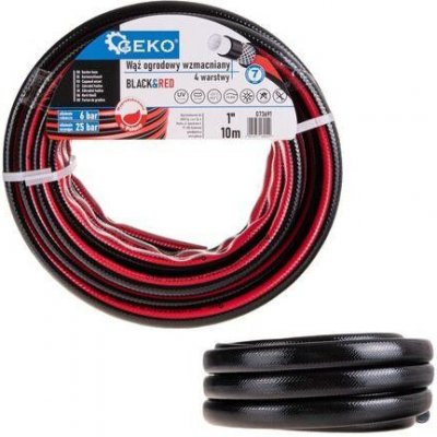 Geko zesílená Black&Red 1" 10m – Hledejceny.cz