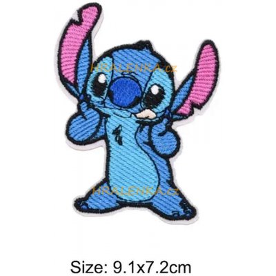 Vyšívaná nášivka Lilo a Stitch 8,8x6,9 cm – Zboží Mobilmania