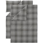 Livarno povlečení z jemného flanelu šedá 140x200 70x90 – Zboží Dáma