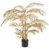 Květina zahrada-XL Emerald Umělá palma areková 145 cm zlatá