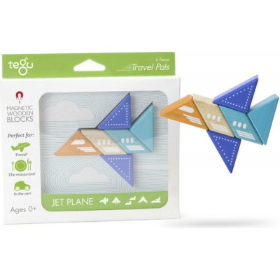 Tegu Magnetická stavebnice Letadlo – Zboží Živě