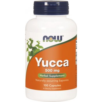 Now Foods YUCCA 500 mg 100 kapslí