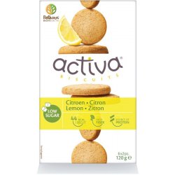 Activa Protein sušenky s vlákninou a sníženým obsahem cukru s citrónem 120 g