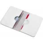 Kožené pouzdro na karty a doklady - bílé deluxe – Zboží Živě