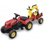 Mamido Šlapací traktor s lopatou červený – Zboží Mobilmania