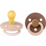 Bibs Colour dudlíky z přírodního kaučuku 2 ks Blush-woodchuck – Hledejceny.cz