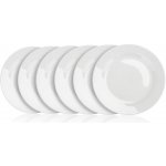 BANQUET Sada mělkých porcelánových talířů BASIC nedekor. 24 cm bílé 6 ks – Zboží Mobilmania