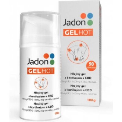 Jadon hřejivý gel s kostivalem a CBD 100 g – Zboží Mobilmania