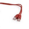 síťový kabel Gembird PP12-2M/R Patch RJ45, cat. 5e, UTP, 2m, červený