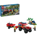 LEGO® City 60412 Hasičský vůz 4x4 a záchranný člun – Zboží Mobilmania