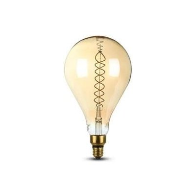 V-tac VT-2138 žárovka Filament LED E27 8W A165 bílá teplá Dimmable 3800157637367