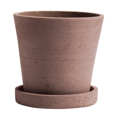 Květináč Flowerpot s podmiskou Terracotta S HAY – Hledejceny.cz
