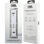 Karl Lagerfeld Karl and Choupette Head NFT Řemínek pro Apple Watch 42/44/45/49 White KLAWLSLKCNH – Zboží Mobilmania