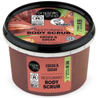 Organic Shop tělový peeling Organic Cocoa & Sugar 250 ml – Sleviste.cz