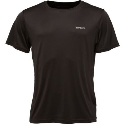 Fitforce Sano pánské fitness triko černá – Zboží Dáma