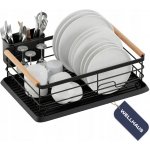 ODKAPÁVAČ NA NÁDOBÍ, SUŠÁK NA TALÍŘE A PŘÍBORY WELLHAUS XL KOVOVÝ, PROSTORNÝ – Hledejceny.cz