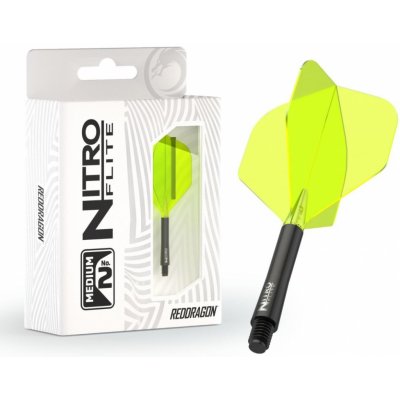Red Dragon Nitro Flite - No2 - black & yellow - medium – Zboží Dáma