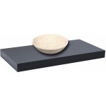 Natural Dolce deska 100 x 8 x 50 cm černá mat DO10050BL – Sleviste.cz
