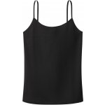 esmara dámský top se špagetovými ramínky s BIO bavlnou černá – Zboží Dáma