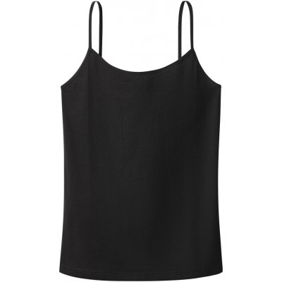 esmara dámský top se špagetovými ramínky s BIO bavlnou černá – Zboží Dáma
