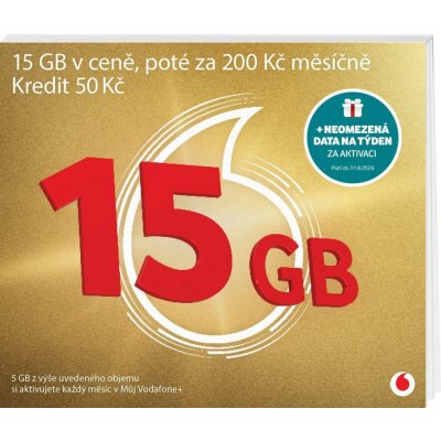 Zlatá karta Vodafone – Zboží Živě