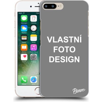 Pouzdro Picasee silikonový Apple iPhone 8 Plus - Vlastní design/motiv černé